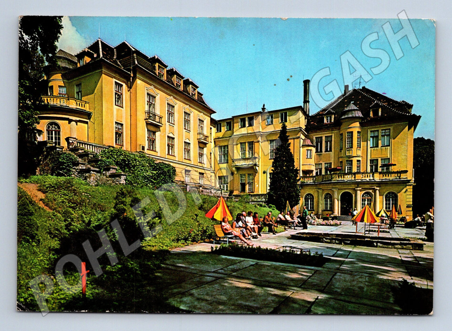 Pohlednice Teplice nad Bečvou Lázeňský dům Moravan (M22804)