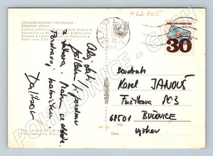 Pohlednice Žďárské Vrchy více záběrů 1969 (M22805)