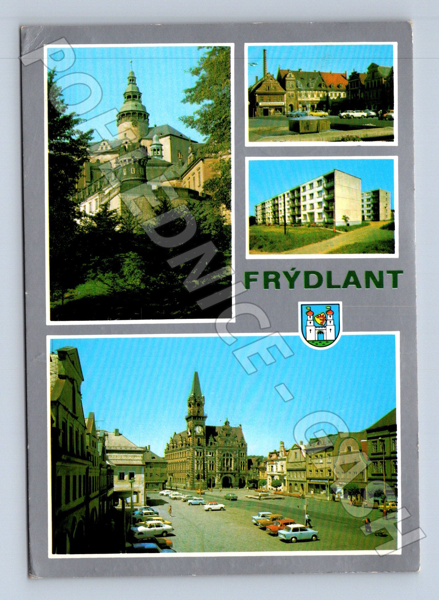 Pohlednice Frýdlant více záběrů 1973 (M22815)