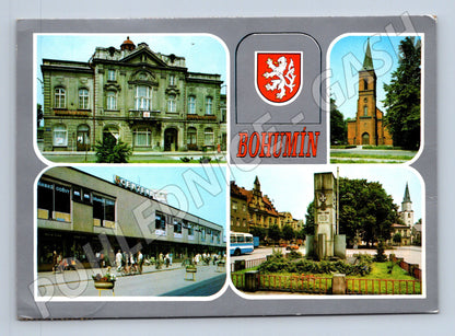 Pohlednice Bohumín koláž města 1984 (M22823)