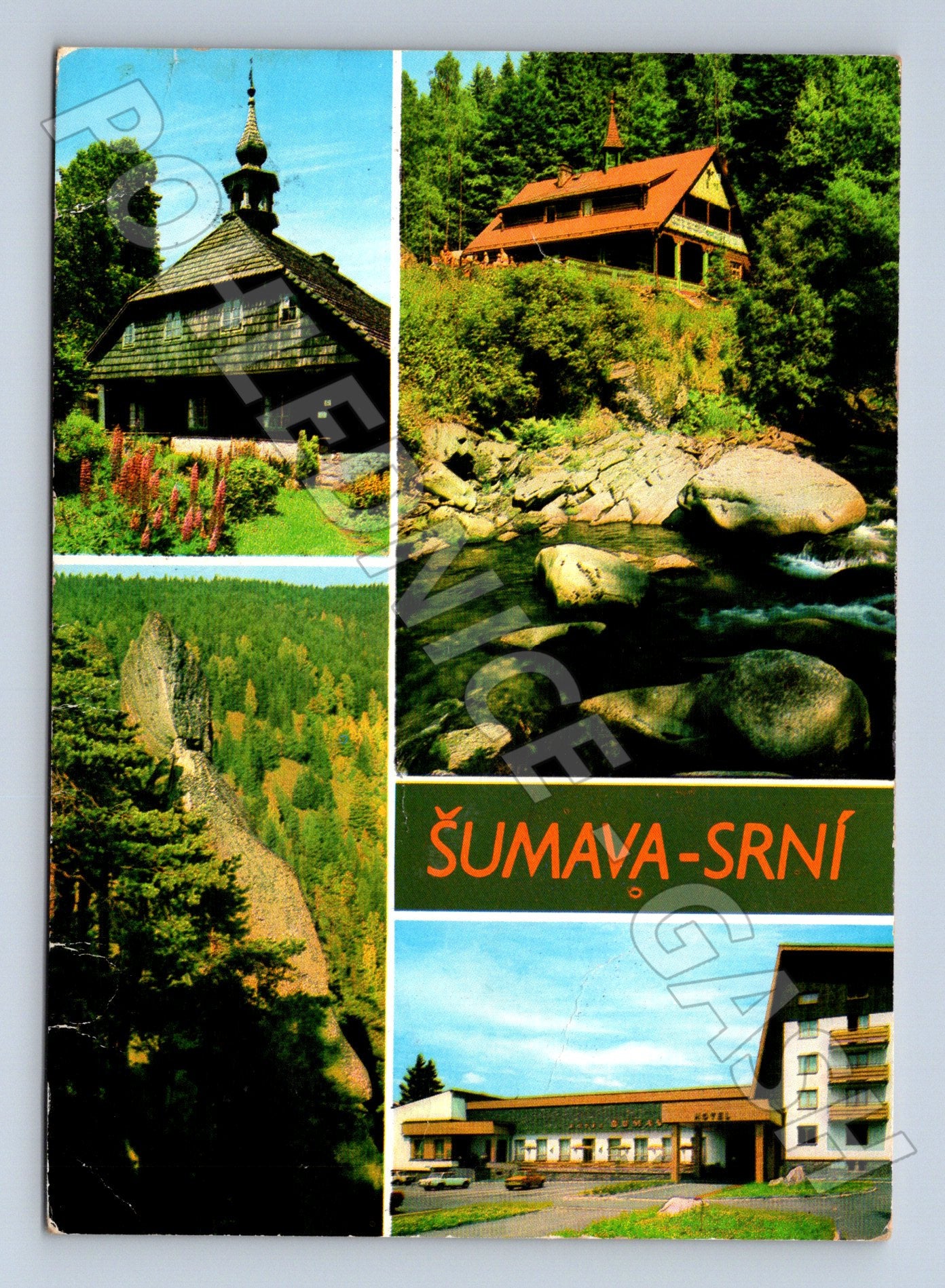 Pohlednice Šumava Srní různé motivy 2003 (M22825)