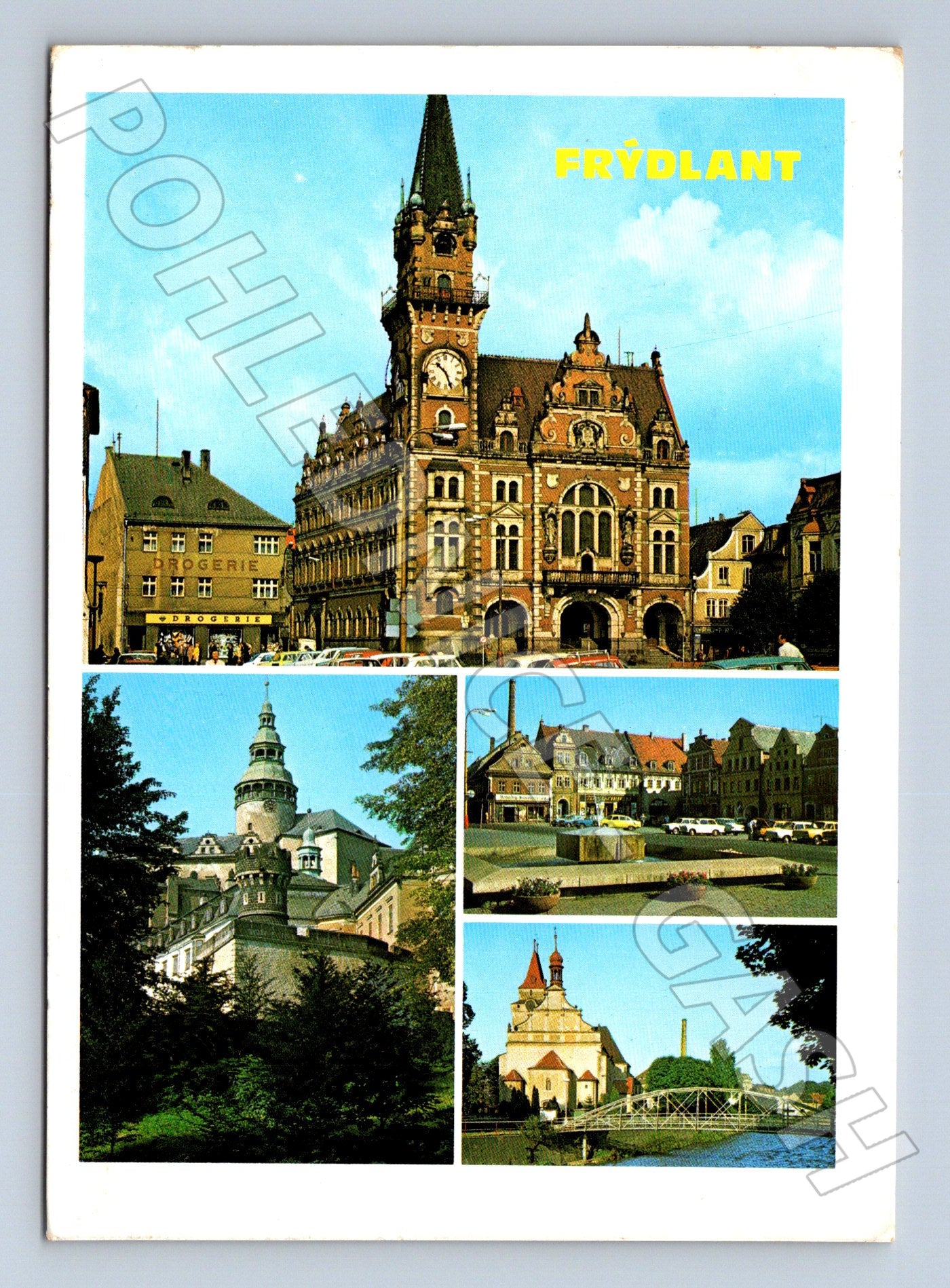 Pohlednice Frýdlant město a zámek 1983 (M22829)