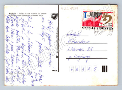 Pohlednice Frýdlant město a zámek 1983 (M22829)
