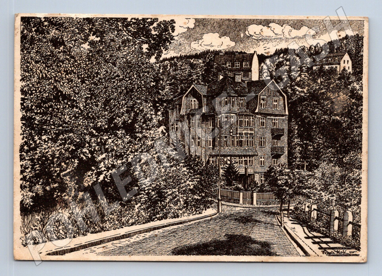 Pohlednice Karlovy Vary hotel Imperial 1900 (M22839)