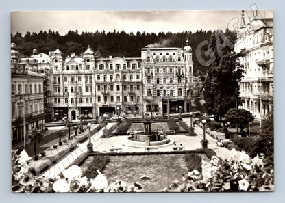 Pohlednice Mariánské Lázně Mírové náměstí 1969 (M22842)