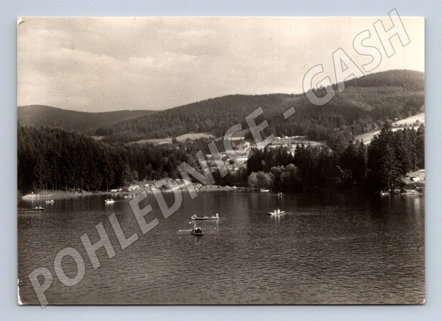 Pohlednice Horní Bečva přehrada 1963 (M22843)