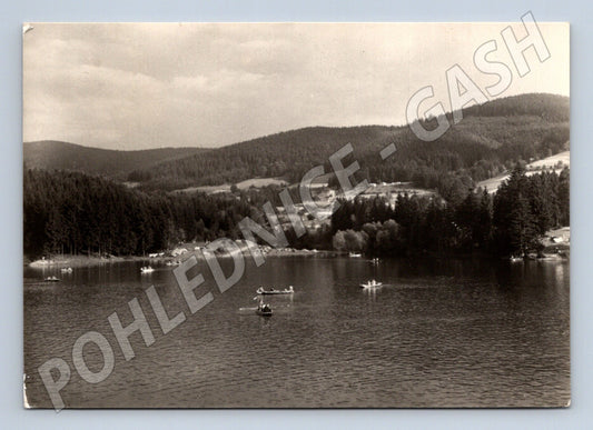 Pohlednice Horní Bečva přehrada 1963 (M22843)