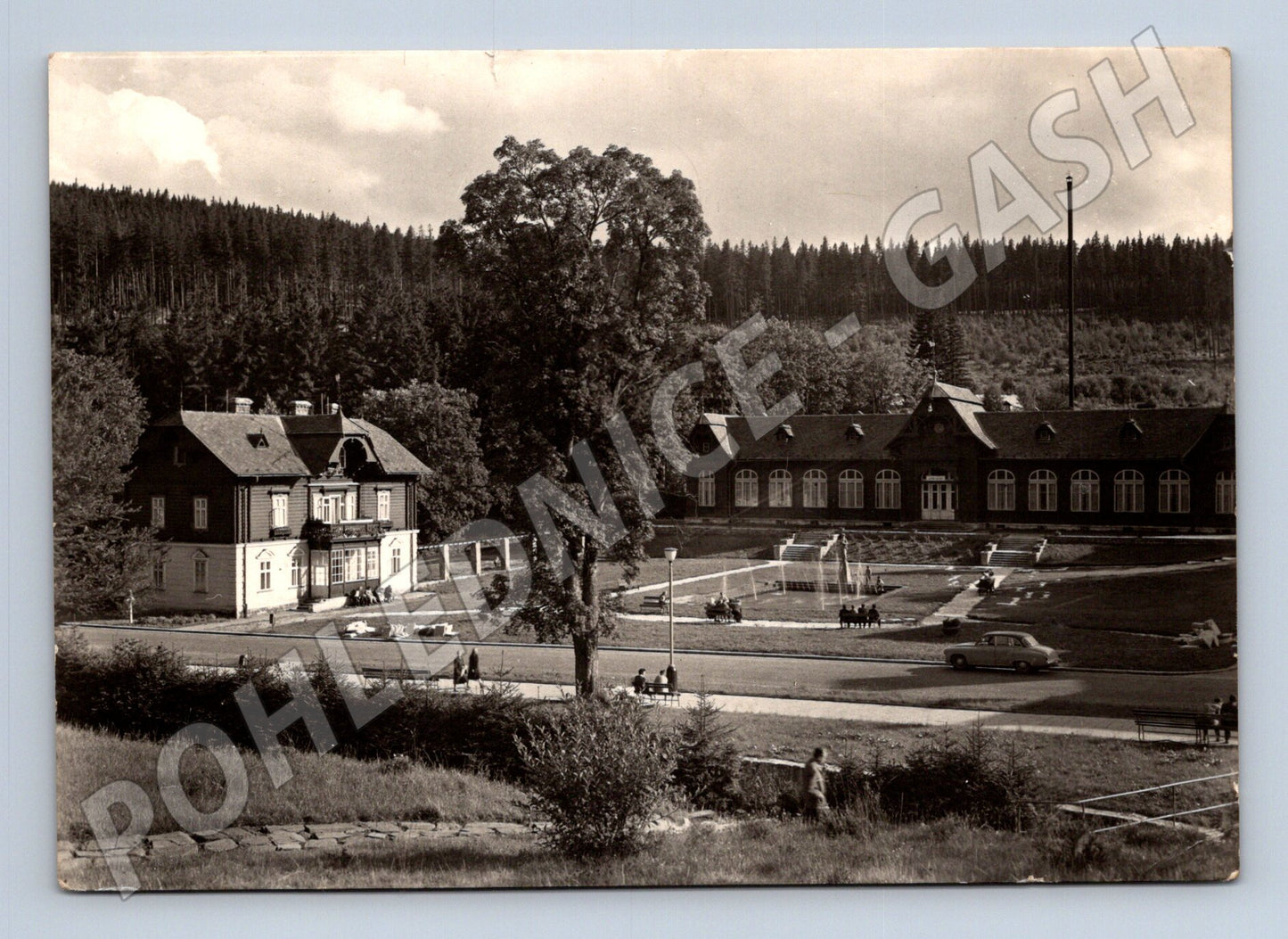 Pohlednice Jeseníky Karlova Studánka lázně (M22846)