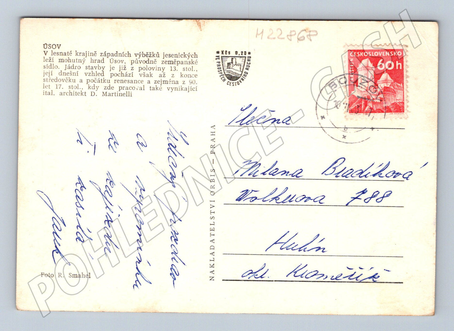 Pohlednice Úsov hrad (M22868)