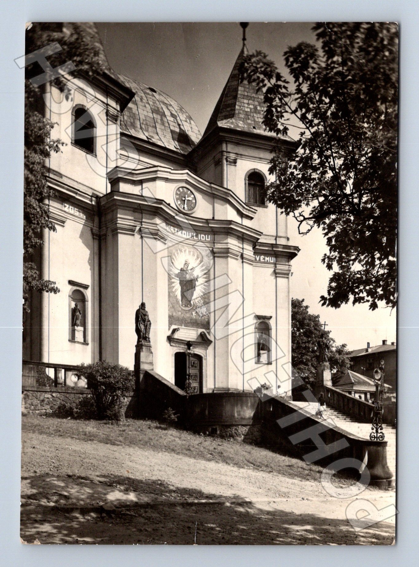Pohlednice Hostýn na Moravě poutní kostel (M22870)