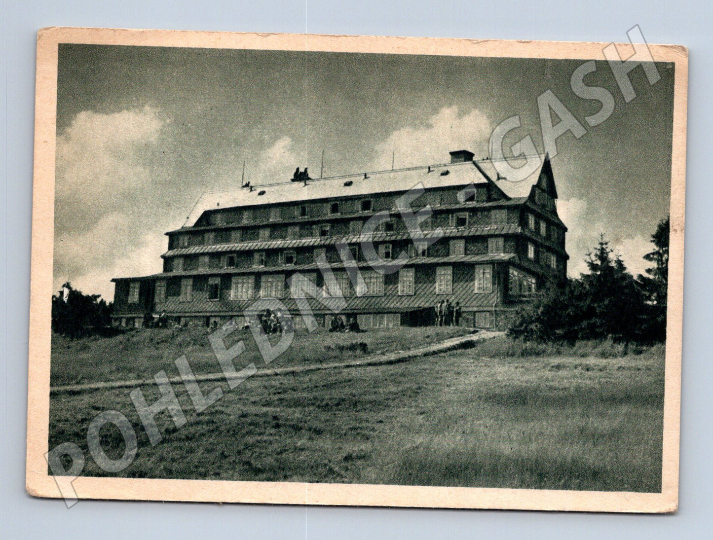 Pohlednice Krkonoše Černá hora Sokolská bouda (M22875)