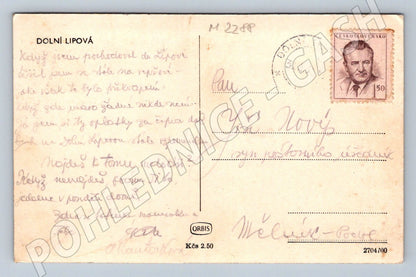 Pohlednice Dolní Lipová Jeseníky (M2288)