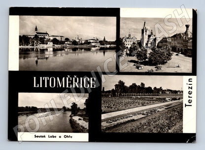 Pohlednice Litoměřice Terezín Soutok Labe a Ohře (M22889)