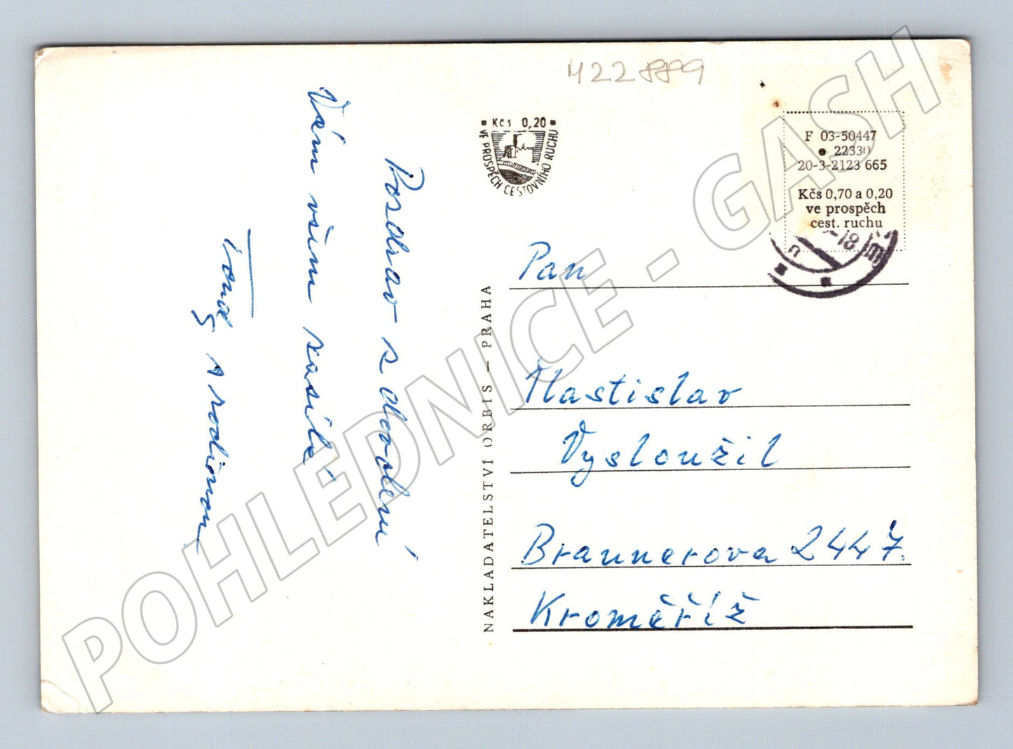 Pohlednice Litoměřice Terezín Soutok Labe a Ohře (M22889)