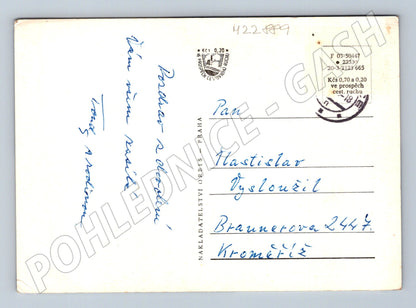 Pohlednice Litoměřice Terezín Soutok Labe a Ohře (M22889)