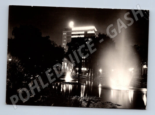 Pohlednice Brno Mezinárodní veletrh noční pohled 1962 (M22897)