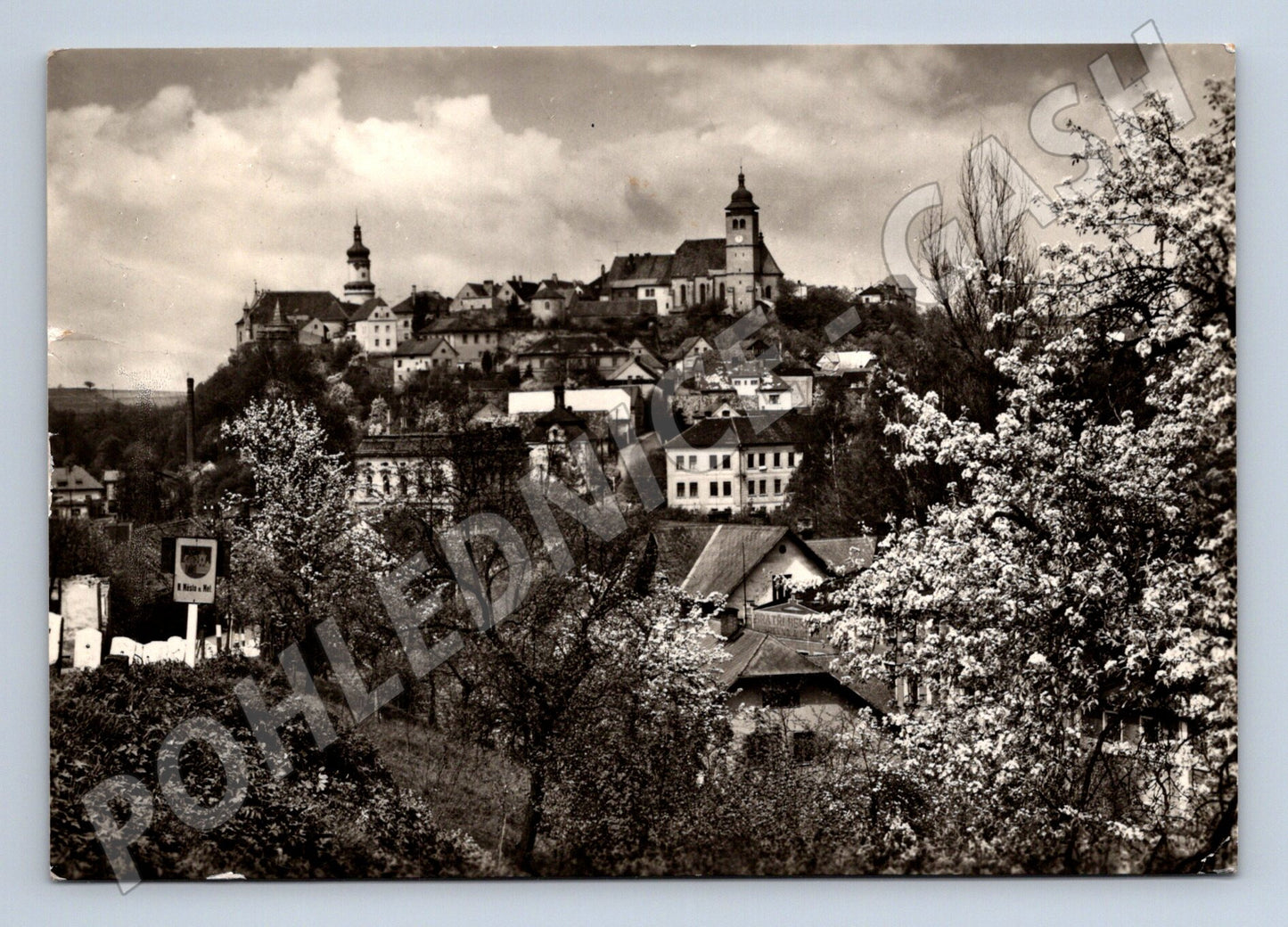 Pohlednice Nové Město nad Metují panorama 1941 (M22900)