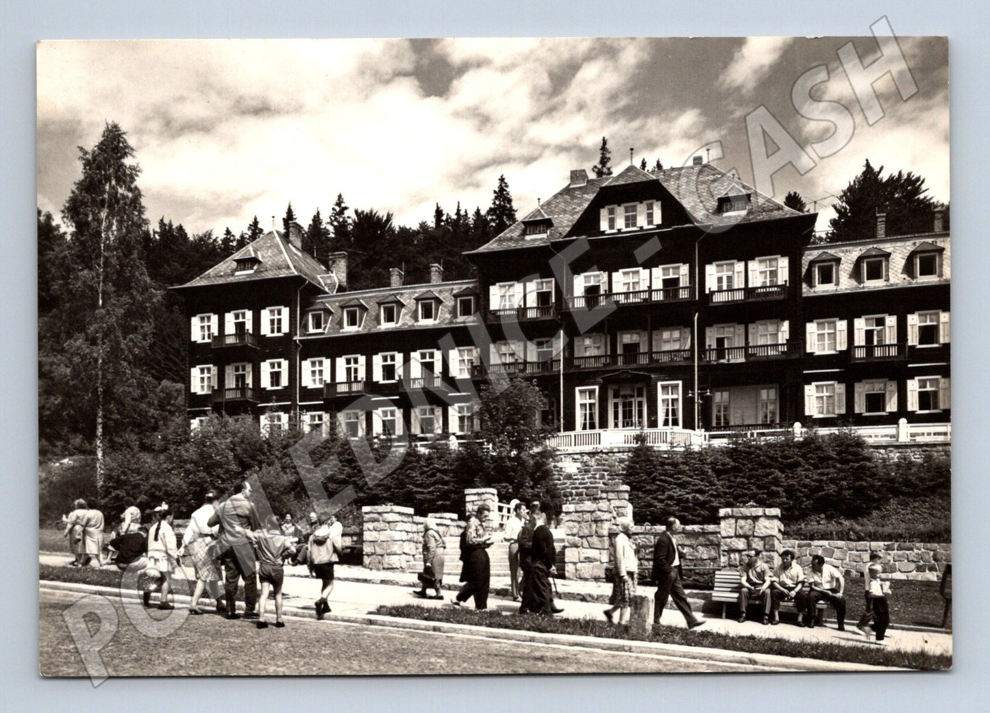 Pohlednice Karlova Studánka Léčebný ústav (M22901)