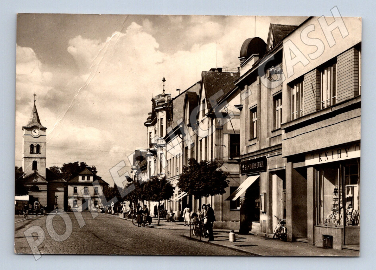 Pohlednice Týniště nad Orlicí náměstí 1941 (M22904)