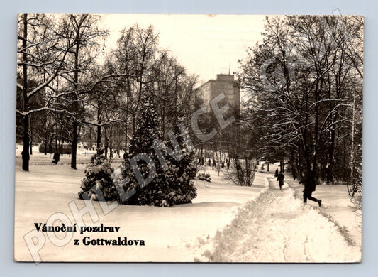 Pohlednice Gottwaldov Vánoční pozdrav 1965 (M22905)