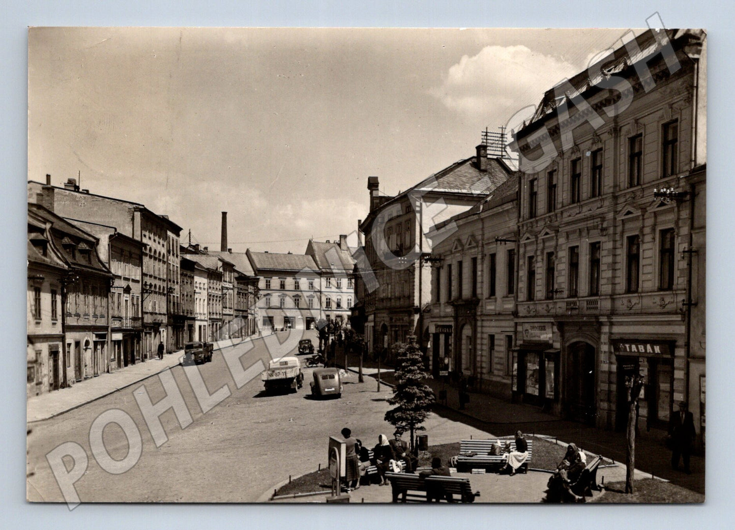 Pohlednice Šternberk na Moravě Náměstí Rudé armády (M22907)