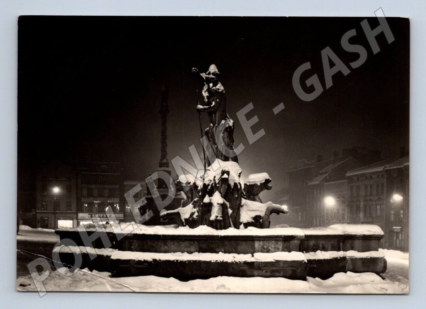 Pohlednice Olomouc Neptunova kašna 1967 (M22914)