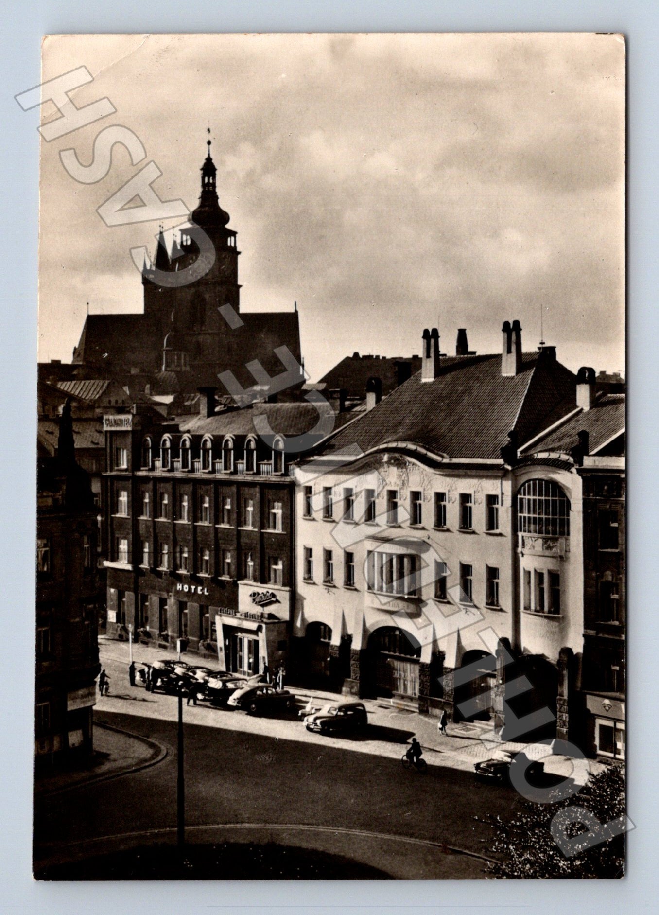 Pohlednice Hradec Králové hotel Bystrica (M22918)