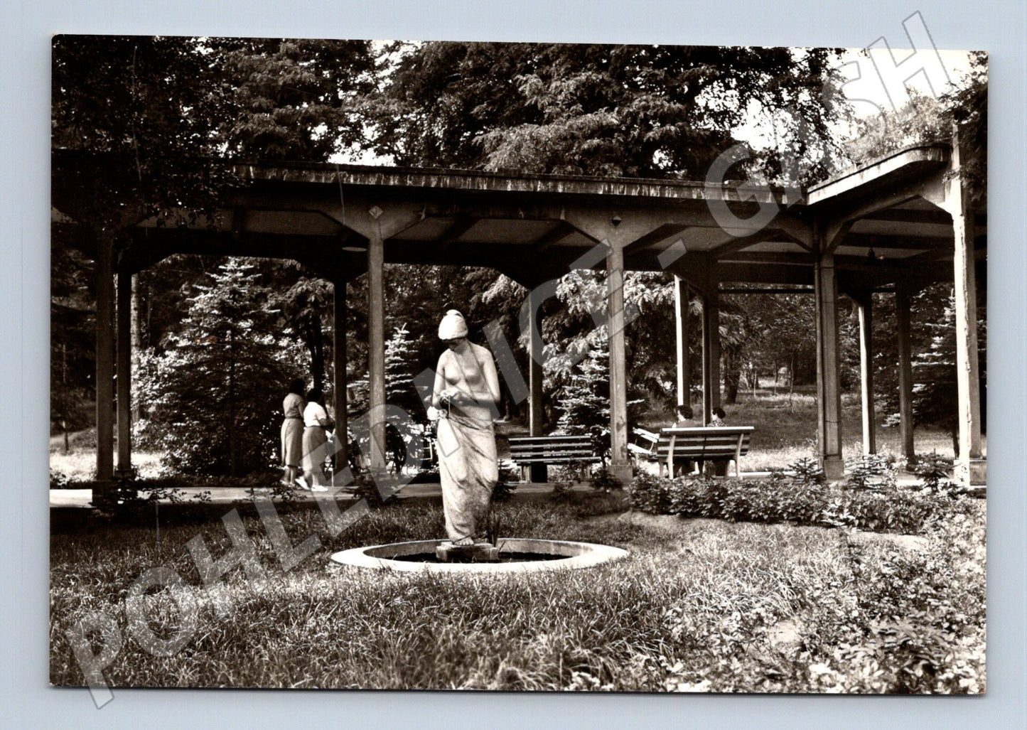 Pohlednice Lázně Toušeň kolonáda 1969 (M22922)