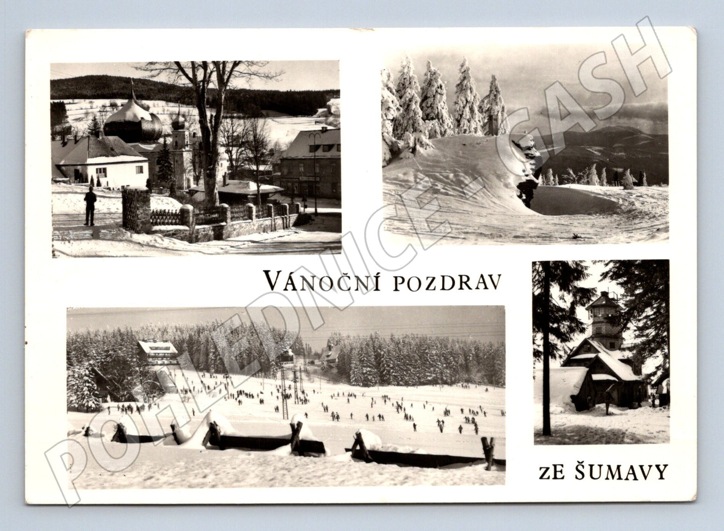 Pohlednice Šumava Vánoční pozdrav (M22937)