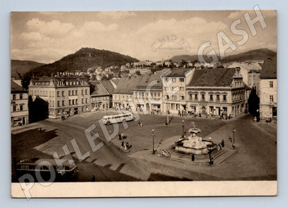 Pohlednice Děčín Stalinovo náměstí 1966 (M22939)