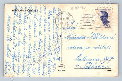 Pohlednice Frýdlant v Čechách 1958 (M2294)