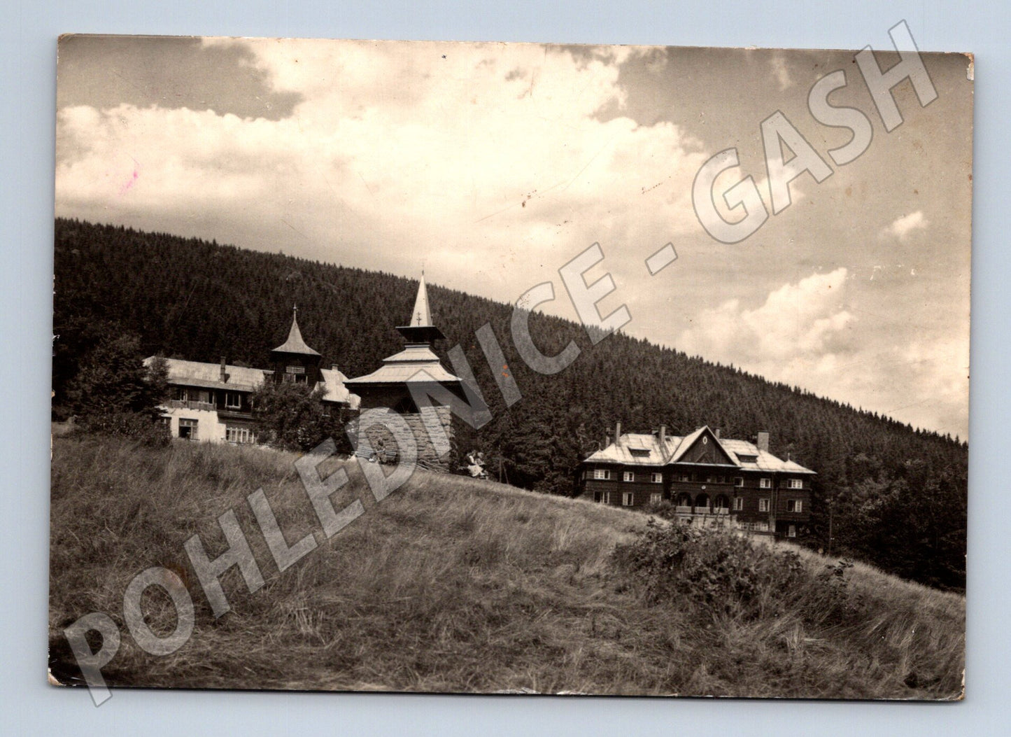 Pohlednice Beskydy Ondřejník hotel Solárka 1962 (M22940)