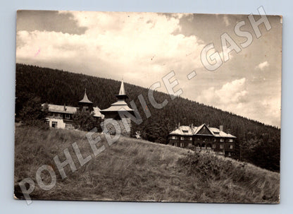 Pohlednice Beskydy Ondřejník hotel Solárka 1962 (M22940)