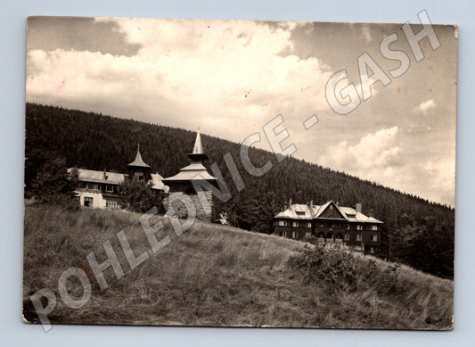 Pohlednice Beskydy Ondřejník hotel Solárka 1962 (M22940)