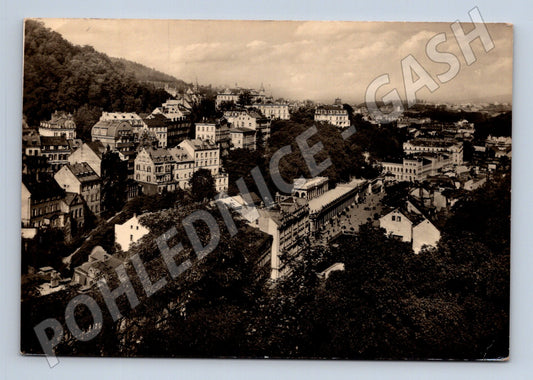 Pohlednice Karlovy Vary celkový pohled 1958 (M22942)
