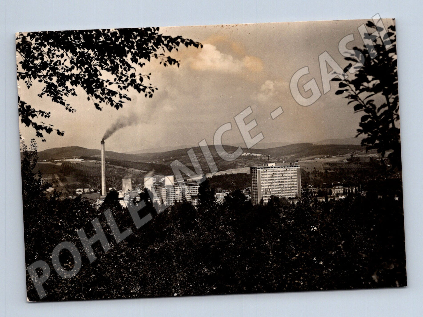 Pohlednice Gottwaldov průmyslová krajina 1969 (M22951)
