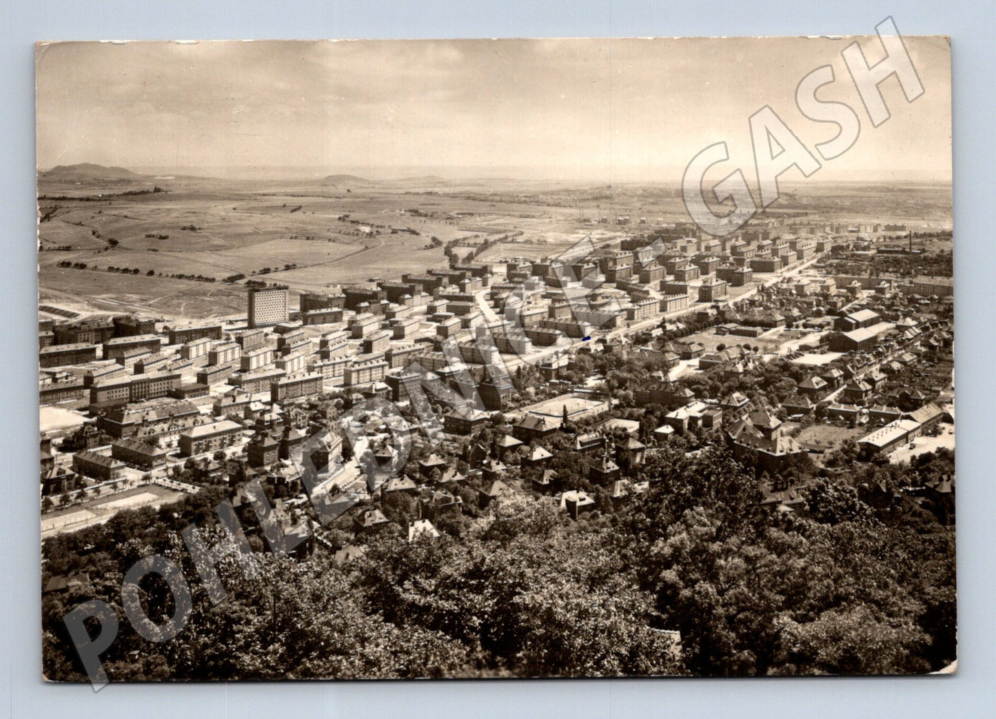 Pohlednice Most letecký pohled na město (M22954)