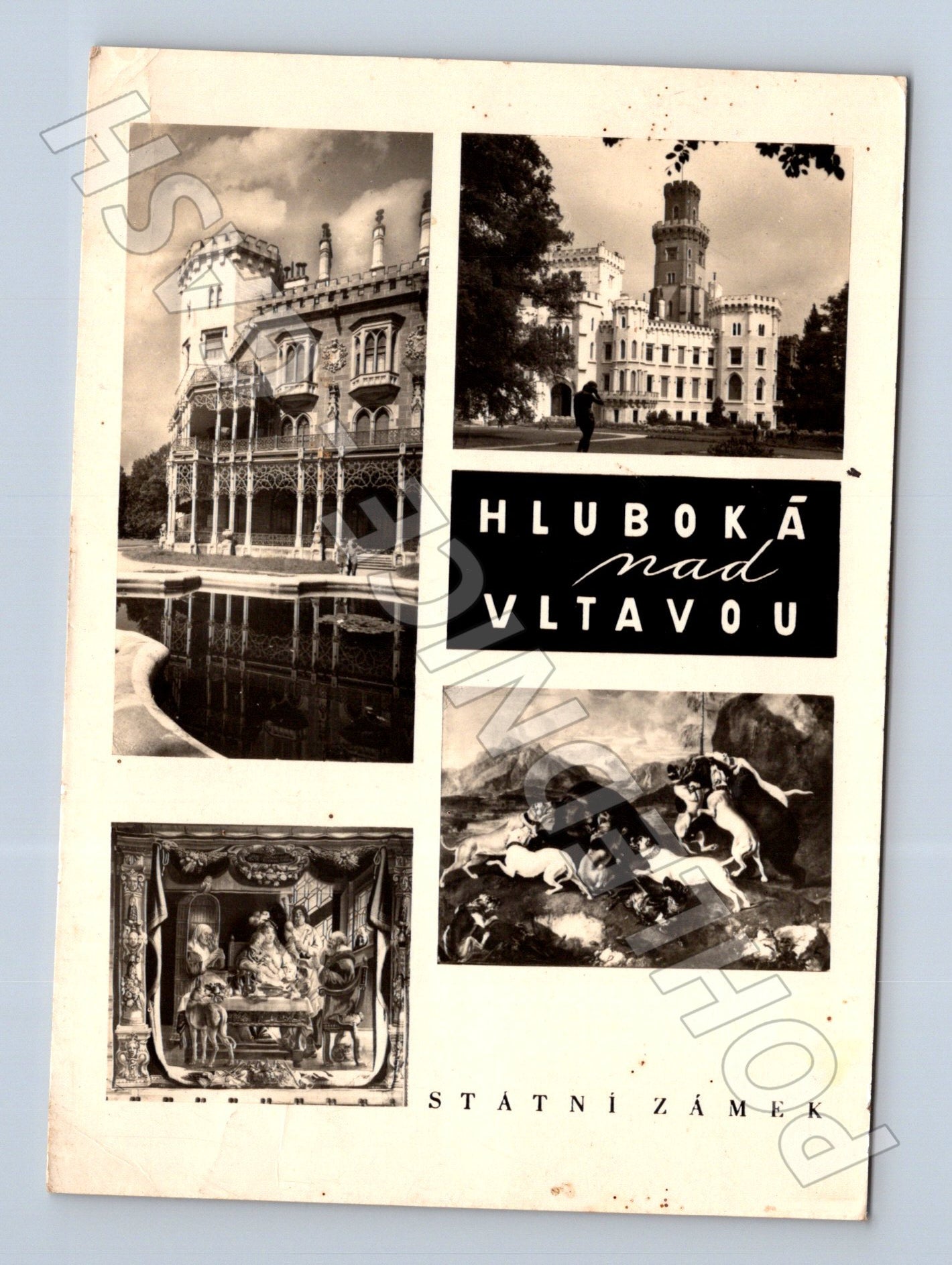 Pohlednice Hluboká nad Vltavou zámek (M22958)