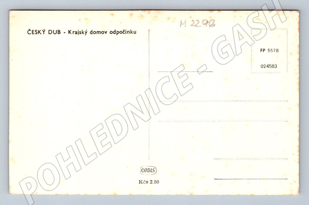 Pohlednice Český Dub Krajský domov odpočinku (M2296)