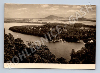 Pohlednice Máchovo jezero Staré Splavy 1955 (M22963)
