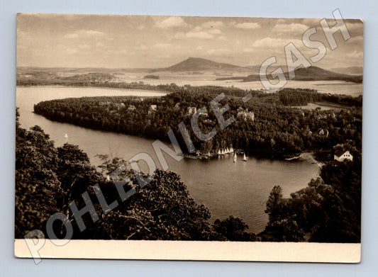 Pohlednice Máchovo jezero Staré Splavy 1955 (M22963)