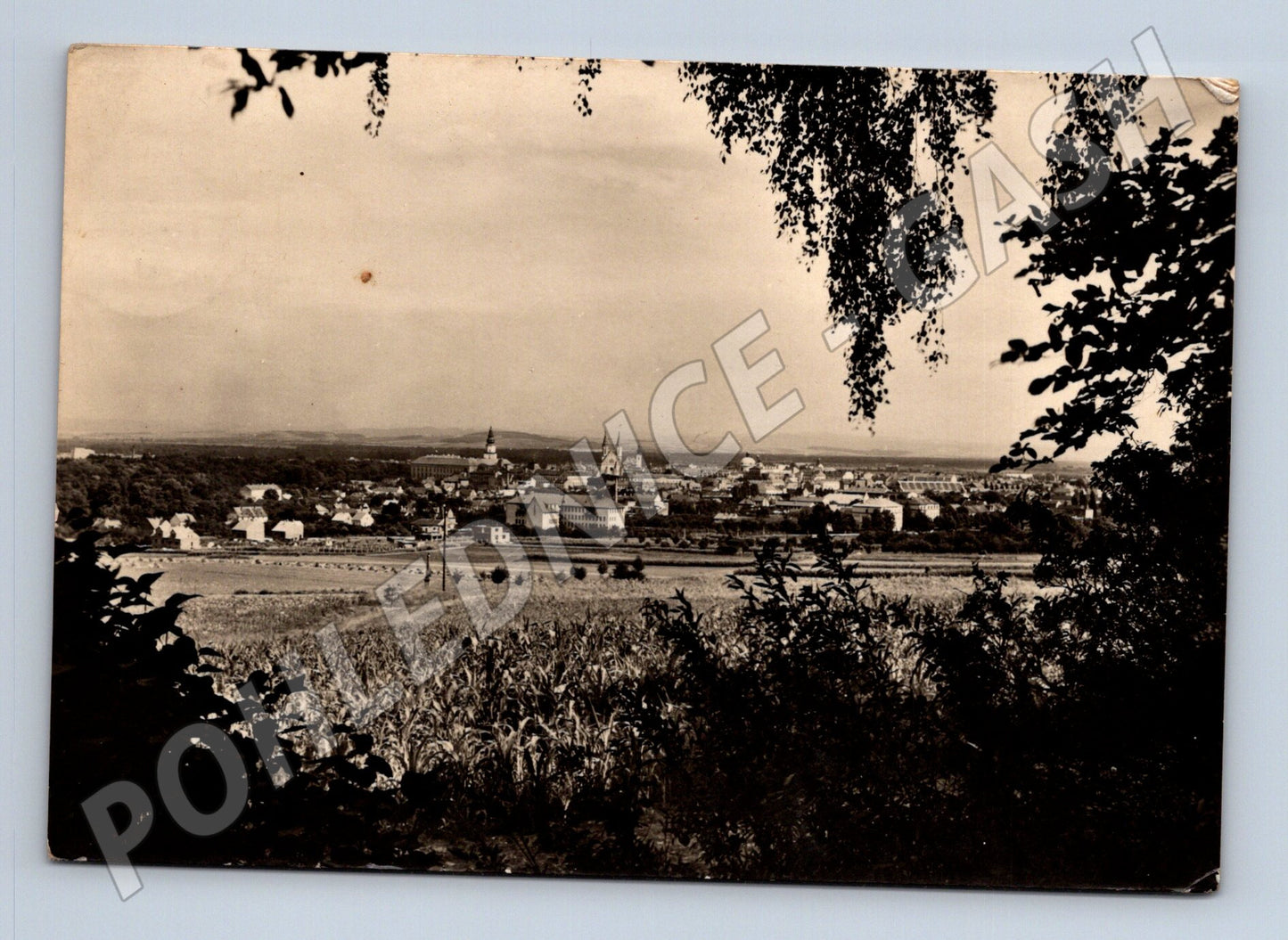 Pohlednice Kroměříž panorama města 1930s (M22967)