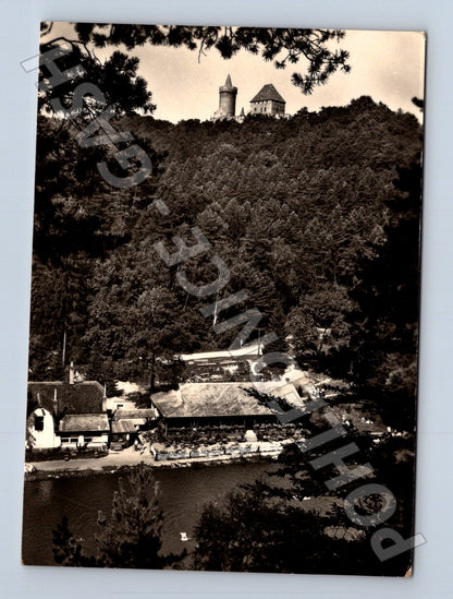 Pohlednice Kokořínské údolí, hrad Kokořín 194X (M22978)