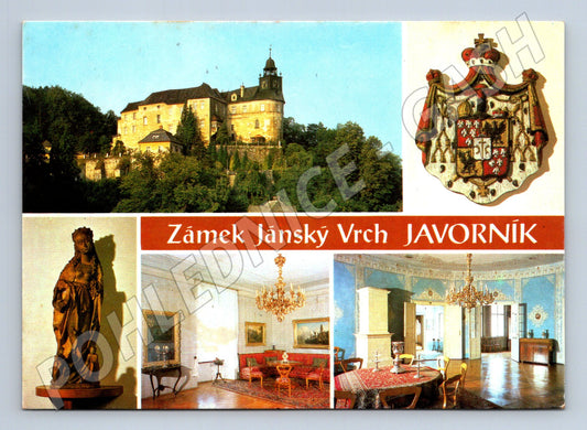 Pohlednice Javorník Zámek Jánský Vrch 1971 (M22994)