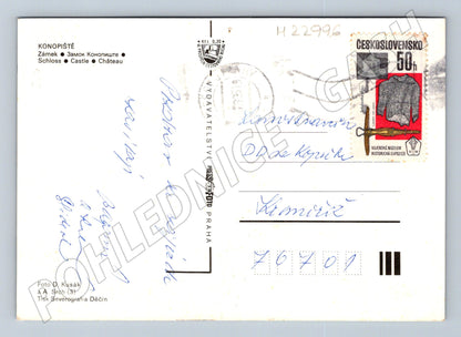 Pohlednice Konopiště zámek 1970 (M22996)