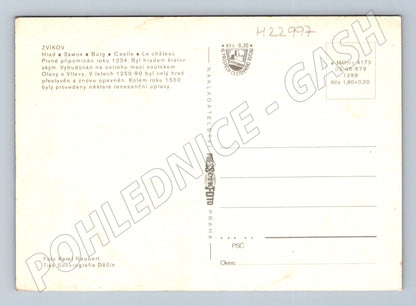 Pohlednice Zvíkov hrad více pohledů (M22997)