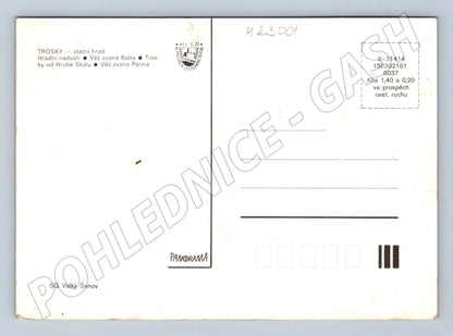 Pohlednice Trosky Státní hrad koláž (M23001)