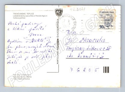 Pohlednice Slovensko Trenčianske Teplice 1986 (M23021)