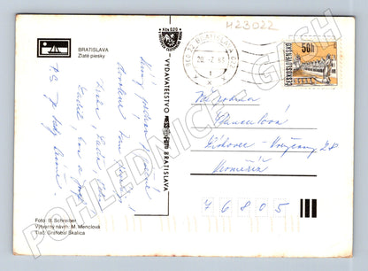 Pohlednice Slovensko Bratislava Zlaté piesky 1983 (M23022)