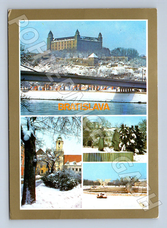 Pohlednice Slovensko Bratislava zima 1979 (M23024)